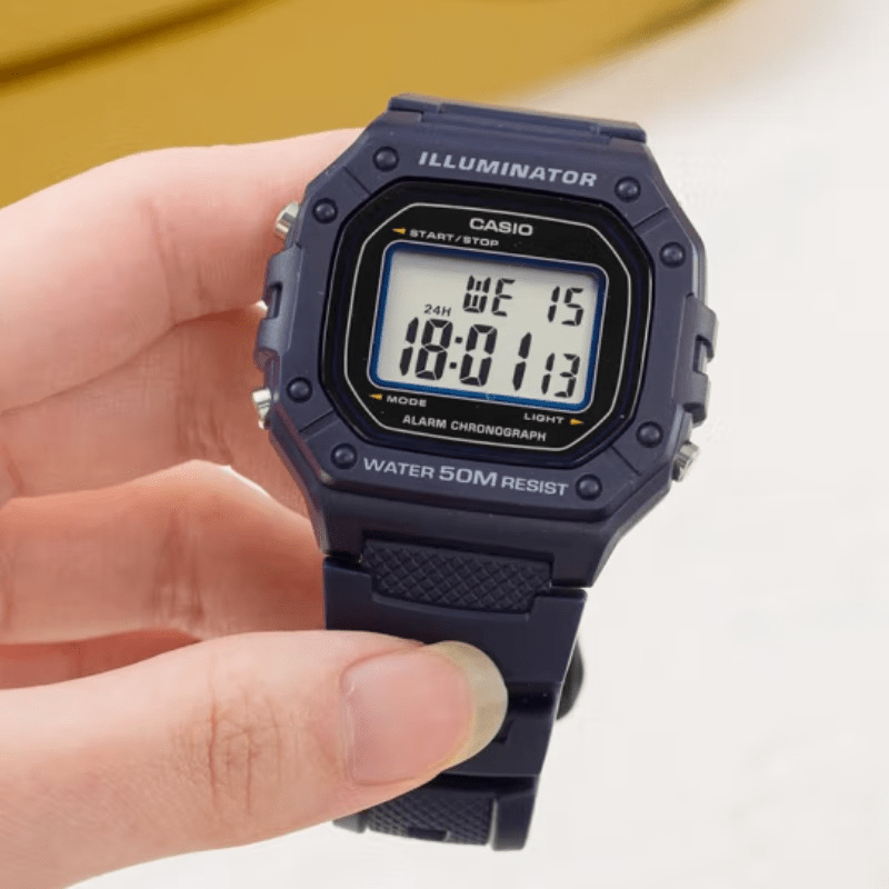 CASIO Classic Chronograph Watch - Women's Digital Sports Watch with Alarm, 50M Water Resistance, Resin Band - Perfect for Outdoor Enthusiasts