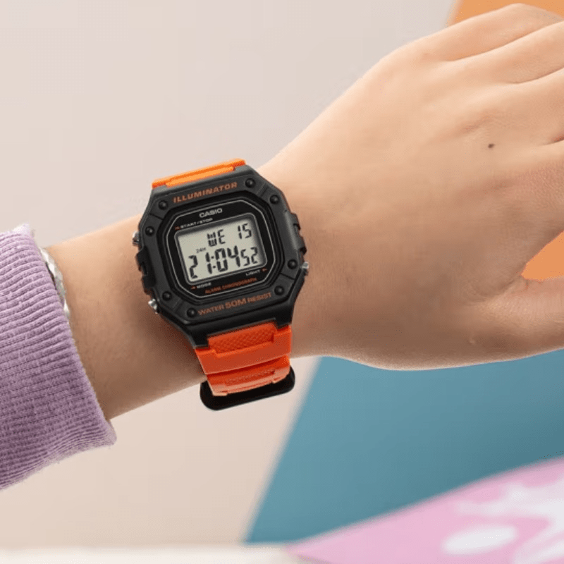 CASIO Classic Chronograph Watch - Women's Digital Sports Watch with Alarm, 50M Water Resistance, Resin Band - Perfect for Outdoor Enthusiasts