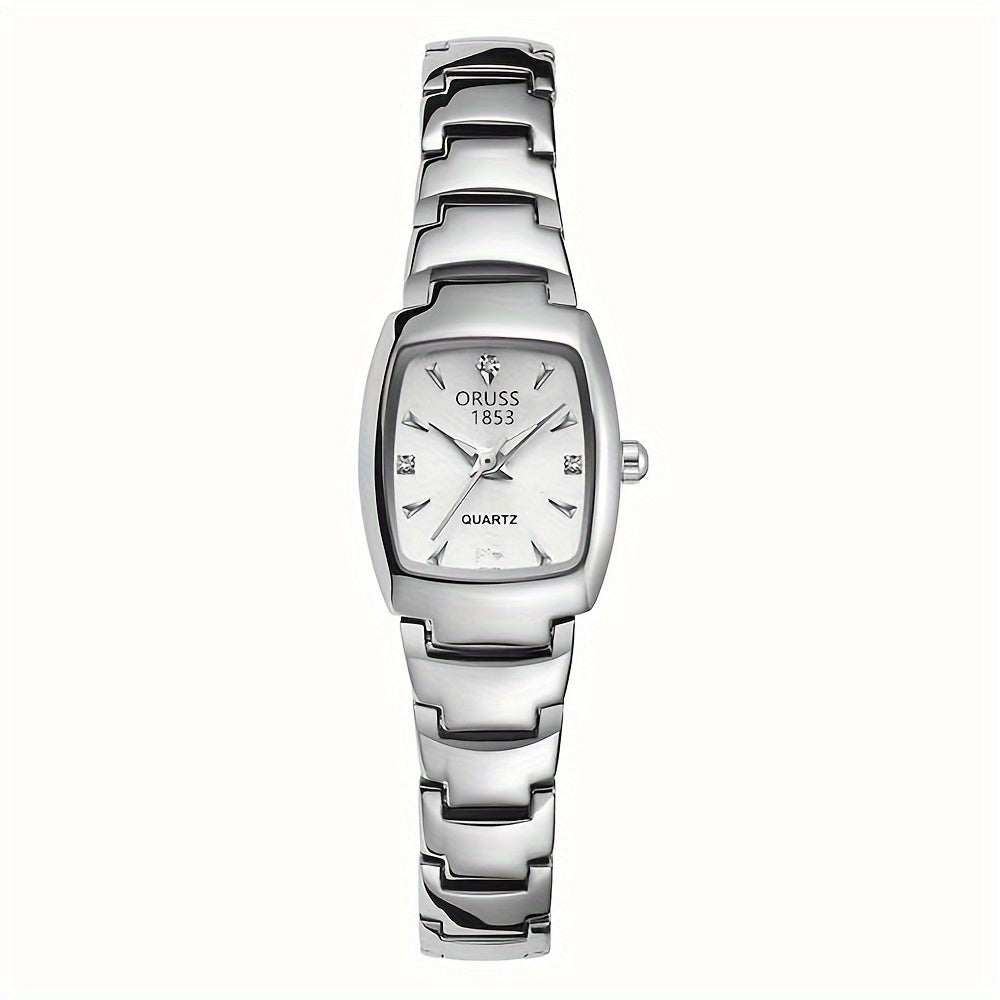 Simple, Exquisite, Small And Personalized Women's Watch High-end Fashion All-match Waterproof Luminous Steel Belt Trendy Square Gentle And Cute Student Female Watch