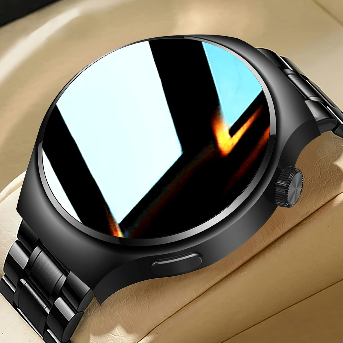 2024 Men Smart Watch Big Screen Custom Dial Answer Call Fitness Tracker Sport Smartwatch for Men
