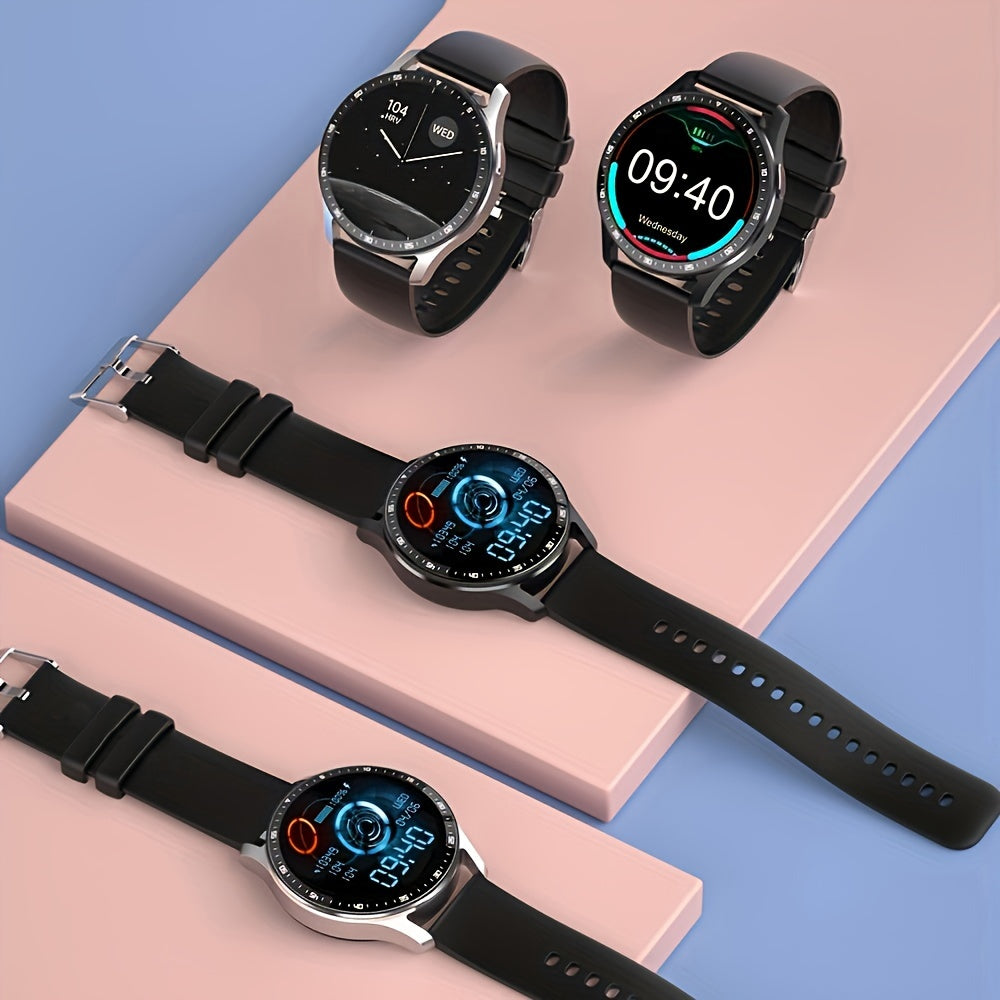 2-in-1 Smart Earphones Watch - Built-in Earbuds, Sports Waterproof, Hands-Free Calling, Compatible with Android and iPhone, Unisex Design for Men and Women