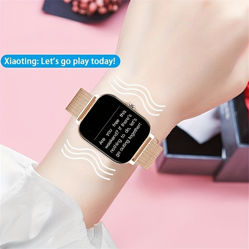 Smartwatch, Men's/Women's Watch, Call & Message Alerts, Large Screen Display, Multi-Sport Modes for Fitness Activities