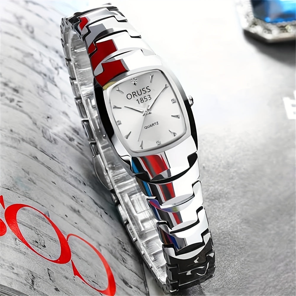Simple, Exquisite, Small And Personalized Women's Watch High-end Fashion All-match Waterproof Luminous Steel Belt Trendy Square Gentle And Cute Student Female Watch