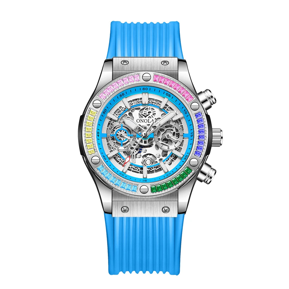 ONOLA 6841 Automatic Mechanical Top Selling Watch Man Watches Man Brand Luxury New Model Automatic Mechanical Watch Man