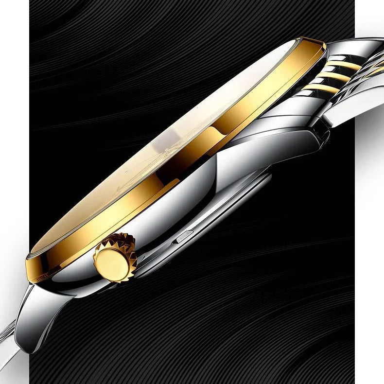 Binbond B9222 9222 New Product Fashion Classic Style Men Quartz Watches Stainless Steel Band Ultra-thin Wristwatch for Male Man
