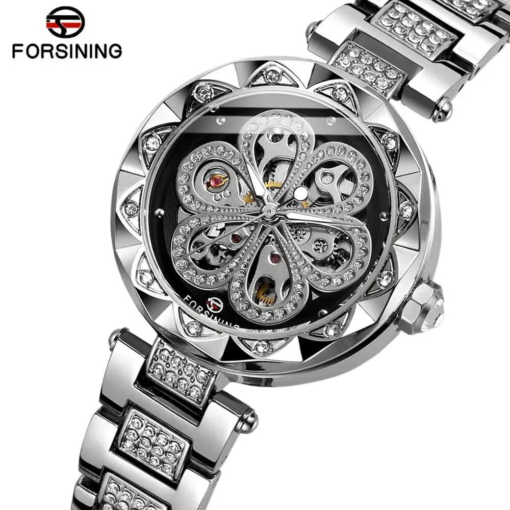 2024 Fashion Lady Watch With Luxury Design Automatic Movement Stainless Steel