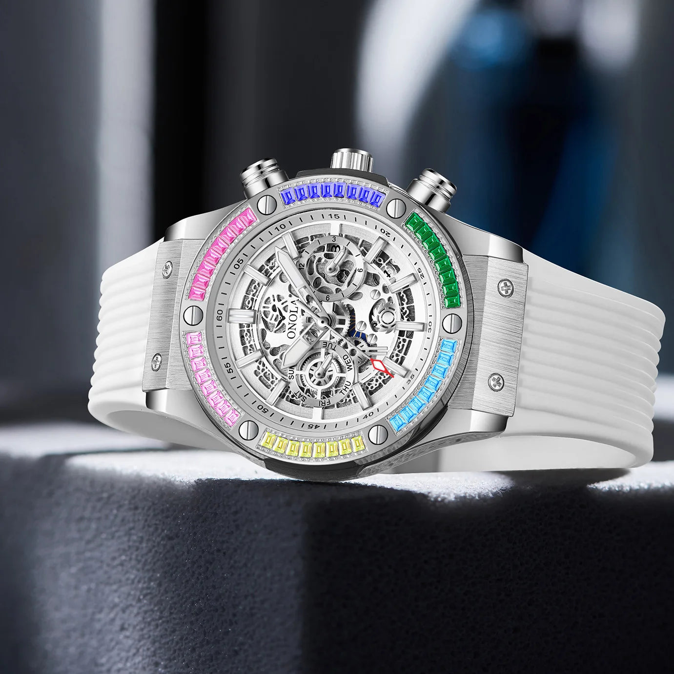 ONOLA 6841 Automatic Mechanical Top Selling Watch Man Watches Man Brand Luxury New Model Automatic Mechanical Watch Man
