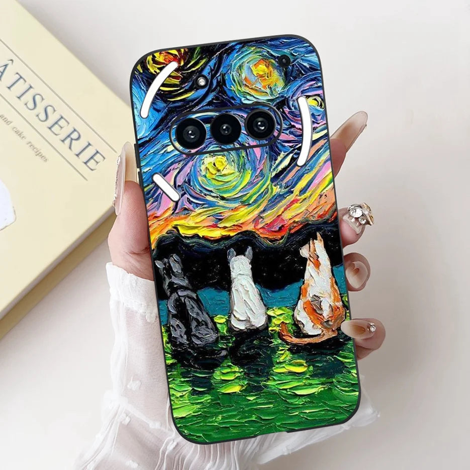 For Nothing Phone 3A Case A059 Cute Fashion Cartoon Cover Shockproof Soft TPU Phone Case For Nothing Phone 3A Pro Phone3A Bumper