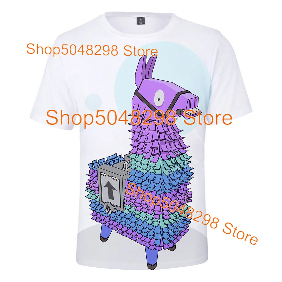 Bushranger Fortnite T Shirt for Kids 3D Print Banana Peely T-shirt Men Women's Tee Battle Royale Game Summer Tops Birthday Gifts