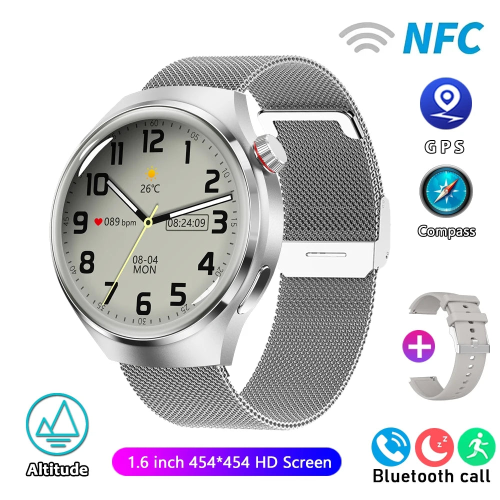 2025 NEW Health Watch GT4 Pro GPS Smartwatch Multi-Sport Mode Heart Rate Moitor Bluetooth Call IP68 Waterproof Men's Smart watch