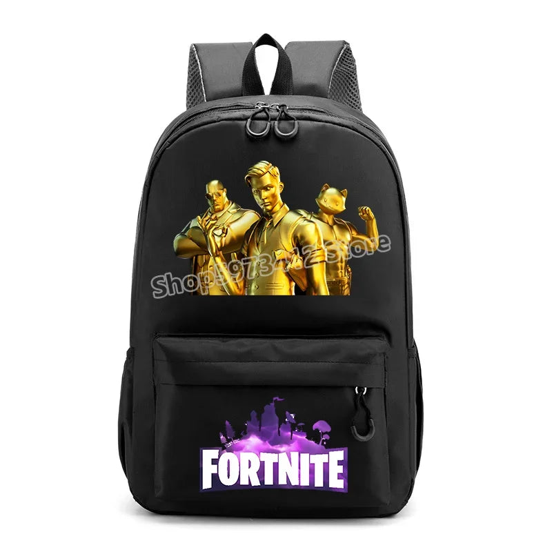 Fortnites Backpack Cartoon Anime Boys Girls Knapsack Teenager Printed School Bag Student Book Bag Rucksack Cute Birthday Gifts