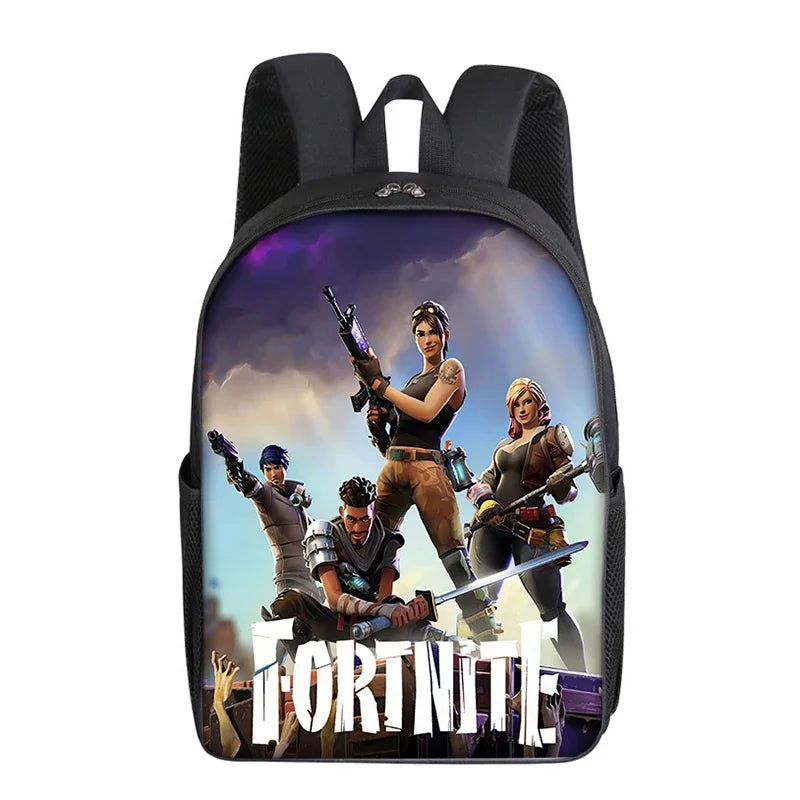 Fortnites Schoolbag Knapsack Backpack Fortress Night Student Supplies Large Capacity Wear Resistant Watertight Boy Birthday Gift