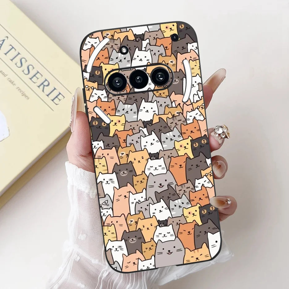 For Nothing Phone 3A Case A059 Cute Fashion Cartoon Cover Shockproof Soft TPU Phone Case For Nothing Phone 3A Pro Phone3A Bumper