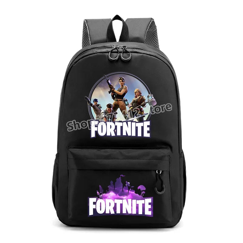 Fortnites Backpack Cartoon Anime Boys Girls Knapsack Teenager Printed School Bag Student Book Bag Rucksack Cute Birthday Gifts