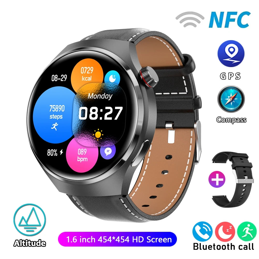 2025 NEW Health Watch GT4 Pro GPS Smartwatch Multi-Sport Mode Heart Rate Moitor Bluetooth Call IP68 Waterproof Men's Smart watch