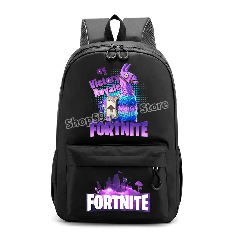 Fortnites Backpack Cartoon Anime Boys Girls Knapsack Teenager Printed School Bag Student Book Bag Rucksack Cute Birthday Gifts