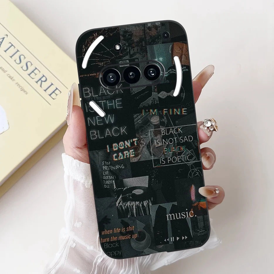For Nothing Phone 3A Case A059 Cute Fashion Cartoon Cover Shockproof Soft TPU Phone Case For Nothing Phone 3A Pro Phone3A Bumper