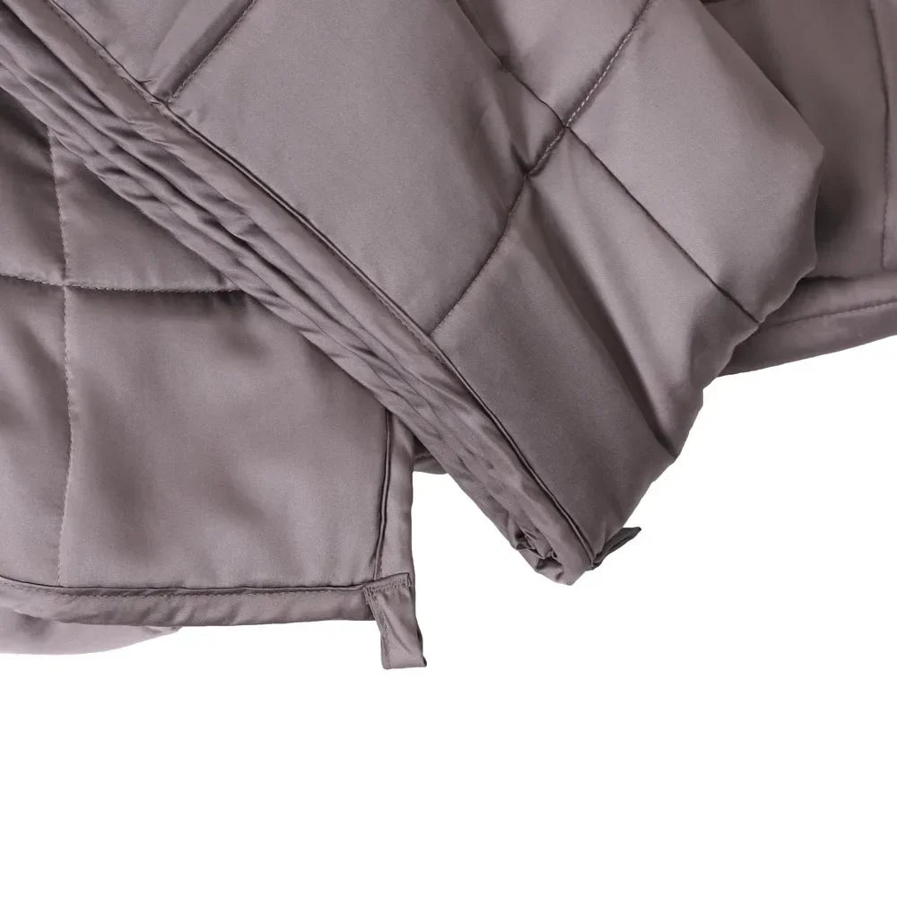 Size Heavy Weighted Blanket 15 Lbs 60x80 Washable 15lbs Knitted Cotton