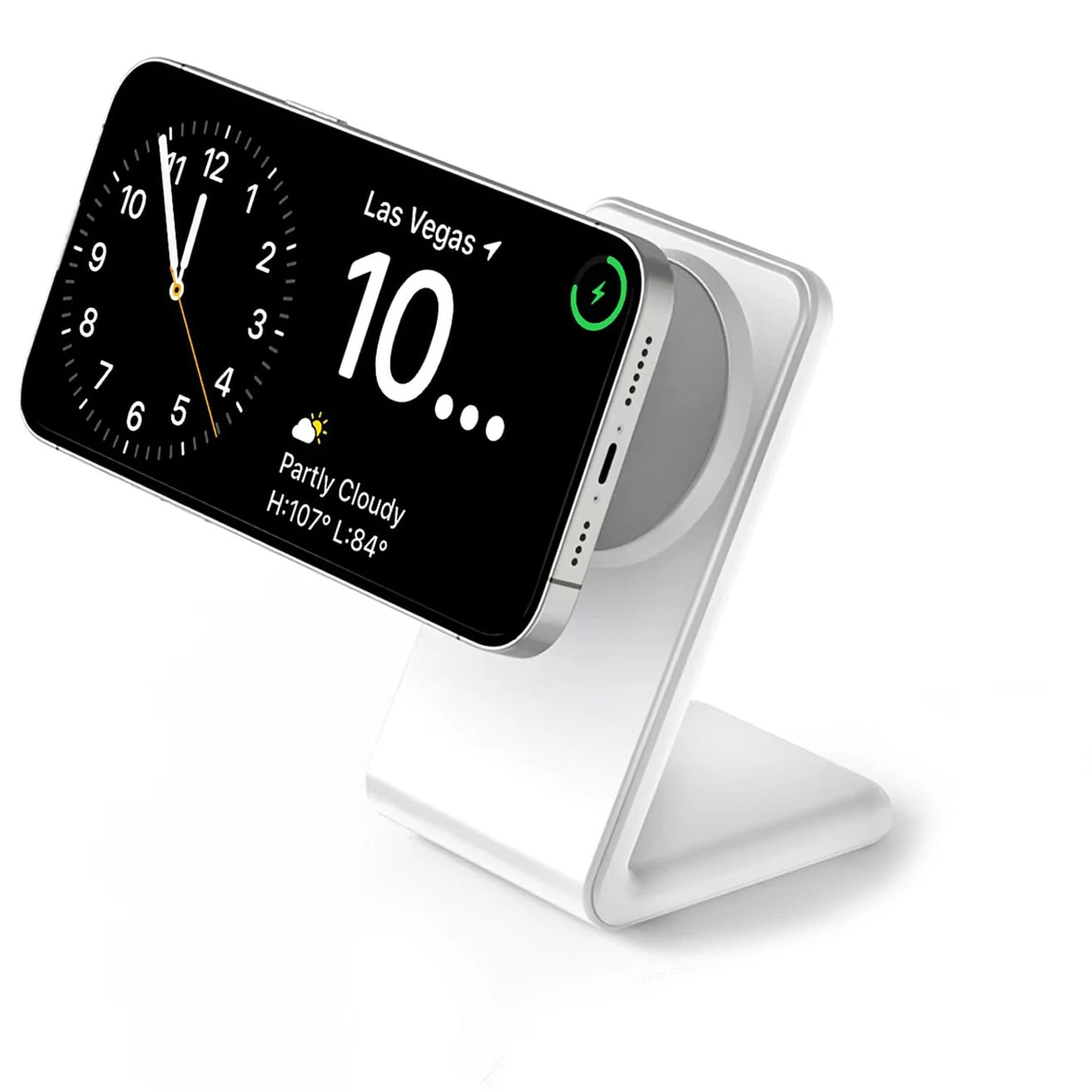 Wireless Charger for MagSafe,Minimalism Magnetic Dock Stand 15W Fast Charging for iPhone 16 15 14 13 12 Pro Max Mini Plus