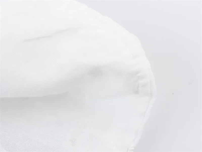Ladies' Top 2025 Summer New Arrivals White Strap Wave Hem Top Embroidered Sexy Fashion Casual Versatile