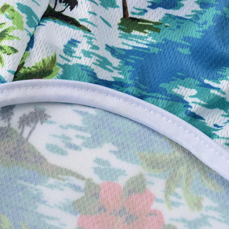 Summer Dog Vest Clothes For Small Medium Dogs Cats Breathable Hawaiian Beach Style Puppy T-shirt Chihuahua Yorkshire Pug Coat
