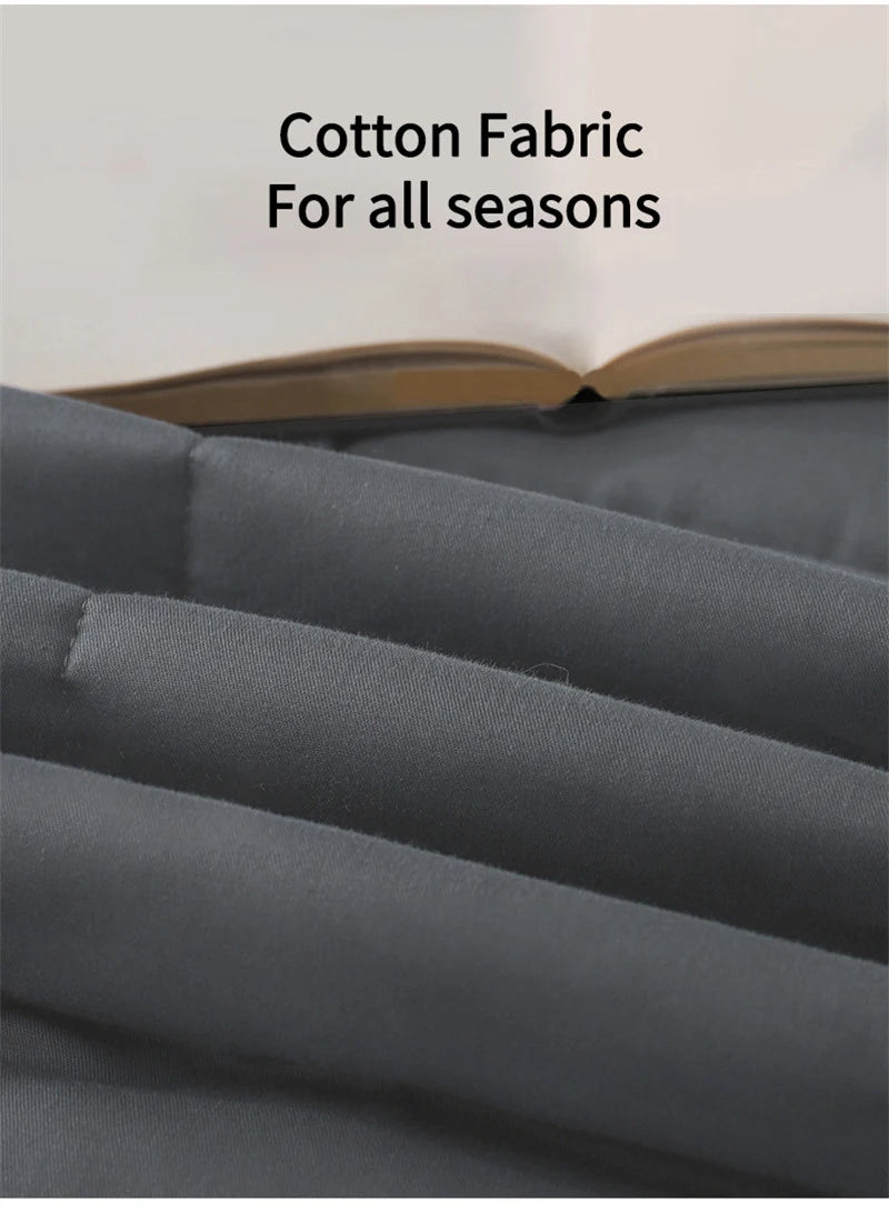 Weighted Blanket for Adult Decompression Sleep Aid Pressure Sleeping Quilted Blanket Heavy Quilt Throw Blanket 5 Sizes