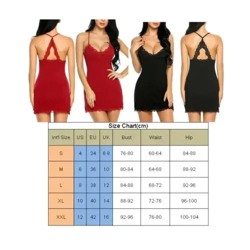 Summer Women's Fashionable Silk Satin Patchwork Lace Suspender with Back Lace Decoration Dress for Home Pajamas