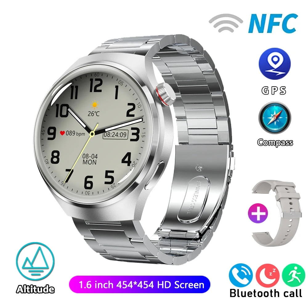 2025 NEW Health Watch GT4 Pro GPS Smartwatch Multi-Sport Mode Heart Rate Moitor Bluetooth Call IP68 Waterproof Men's Smart watch