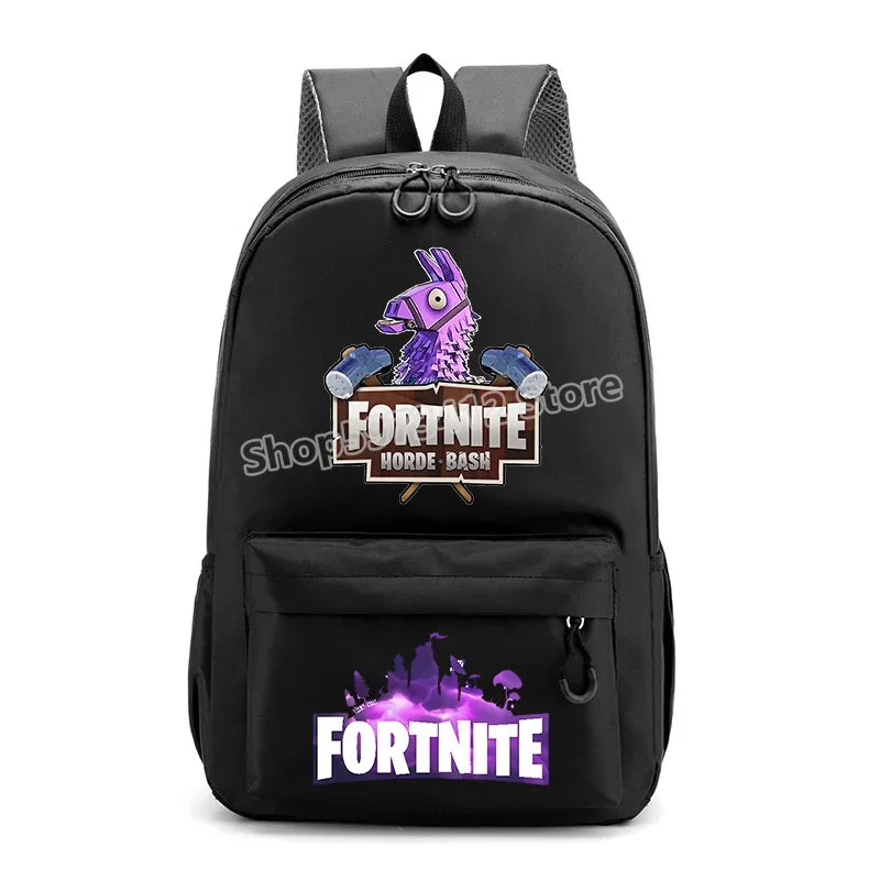 Fortnites Backpack Cartoon Anime Boys Girls Knapsack Teenager Printed School Bag Student Book Bag Rucksack Cute Birthday Gifts