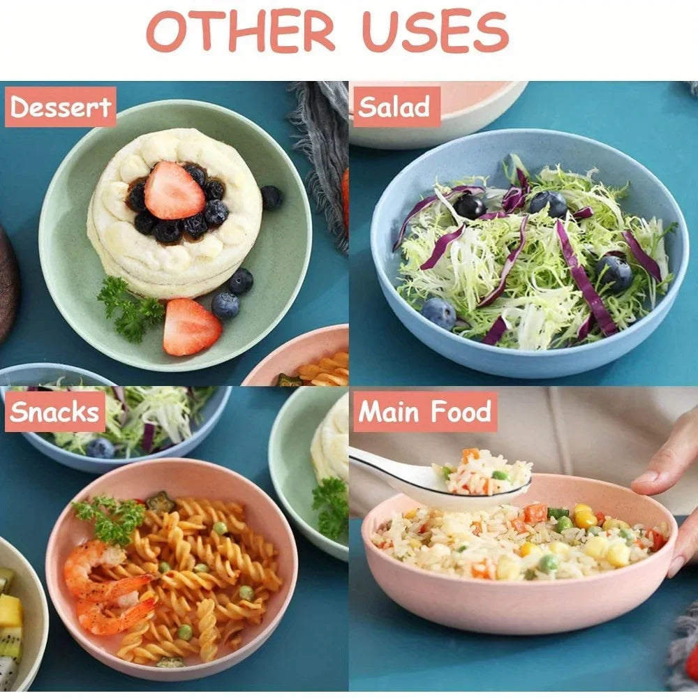 6PCS Whisker Fatigue Cat Bowl Shallow Cat Food Dish Wide Anti-Vomiting Cat Feeder Whisker Stres for Kittens and Short Legged Cat