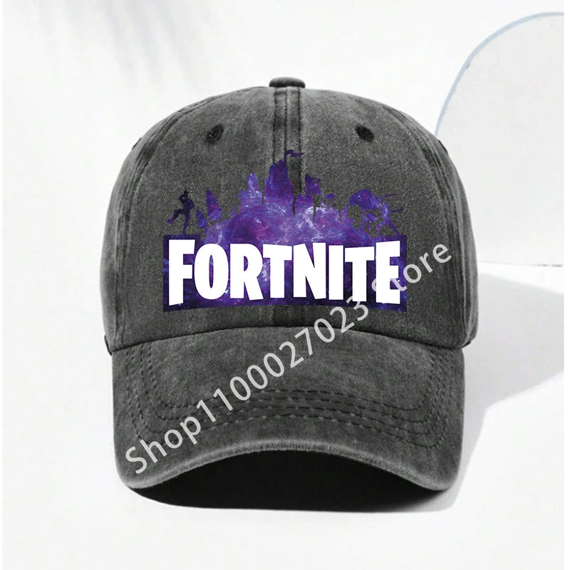 Fortnites Man Anime Baseball Cap Adult Anime Breathable Casual Hat Summer Adjustable SunBonnet Men Women Headgear Birthday Gifts