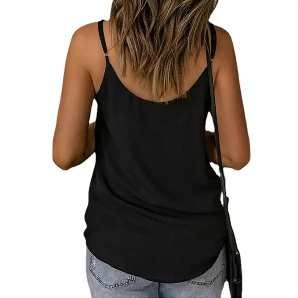 Chic Loose Tank Top Sleeveless Daily Wear Moisture Wicking Base Layer Women Vest
