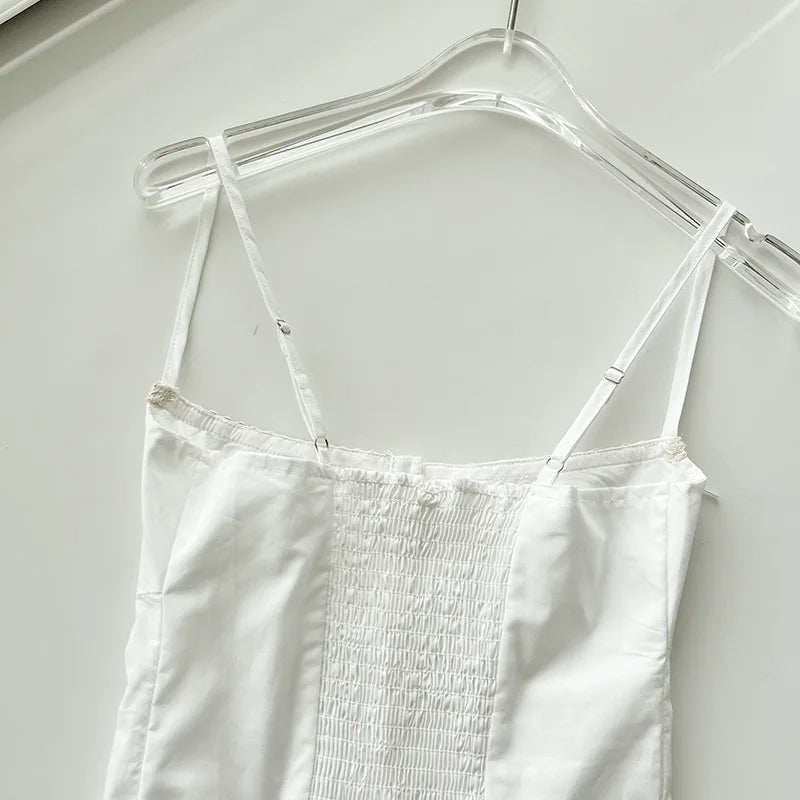 Women's Lace Up Tank Camis, Adjustable Strap, Princess Evangelina, Button Up