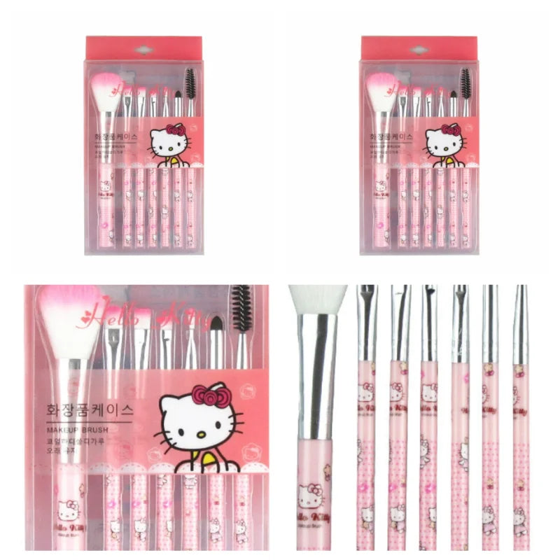 Makeup Brush Set Anime Fashion Jewelry Blush Eyebrow Lip Eyeshadow Brush Beauty Tools Girls Gift With Box Festival gifts