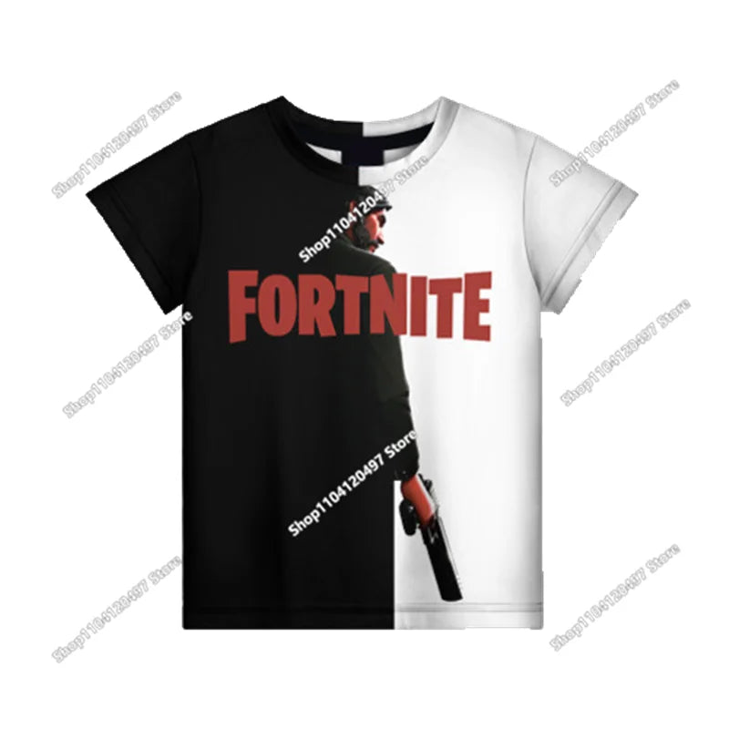 Christmas Fortnite T-shirt Tees X Lord T Shirt Triggerfish Battle Royale Game Kids Men Women Harajuku Teen Clothes