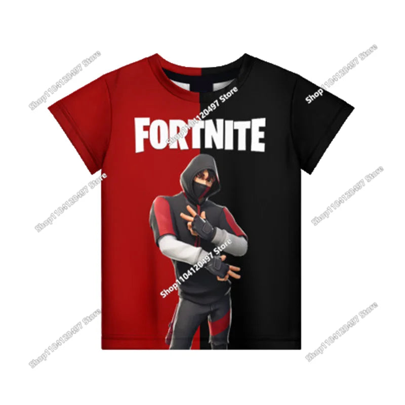 Christmas Fortnite T-shirt Tees X Lord T Shirt Triggerfish Battle Royale Game Kids Men Women Harajuku Teen Clothes