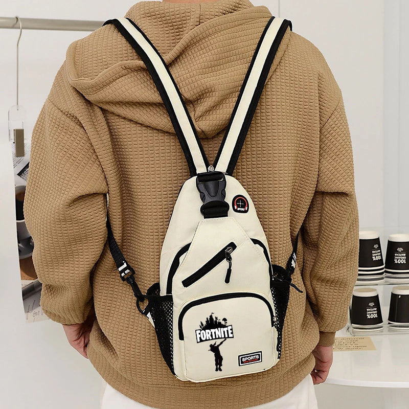 Fortnites Series Chest Bag Hot Game Student Shoulder Bag Multifunctional Fashion Women Man Small Backpack Funny Birthday Gifts