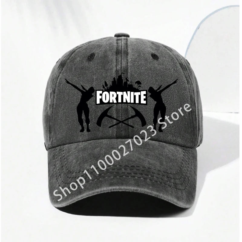 Fortnites Man Anime Baseball Cap Adult Anime Breathable Casual Hat Summer Adjustable SunBonnet Men Women Headgear Birthday Gifts