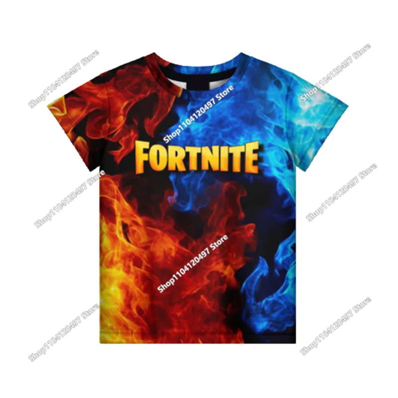 Christmas Fortnite T-shirt Tees X Lord T Shirt Triggerfish Battle Royale Game Kids Men Women Harajuku Teen Clothes