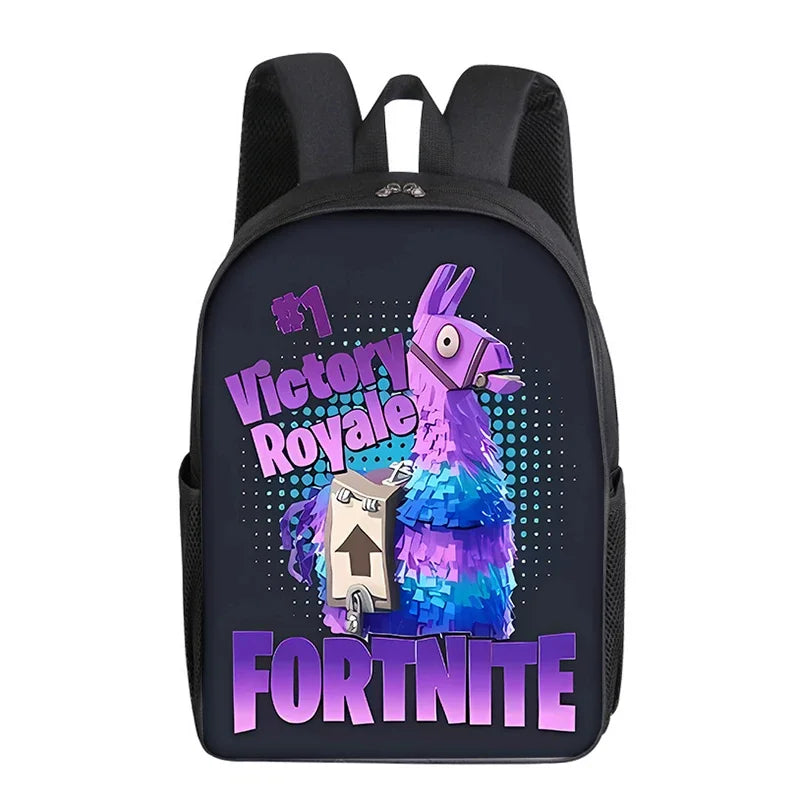 Fortnites Schoolbag Knapsack Backpack Fortress Night Student Supplies Large Capacity Wear Resistant Watertight Boy Birthday Gift