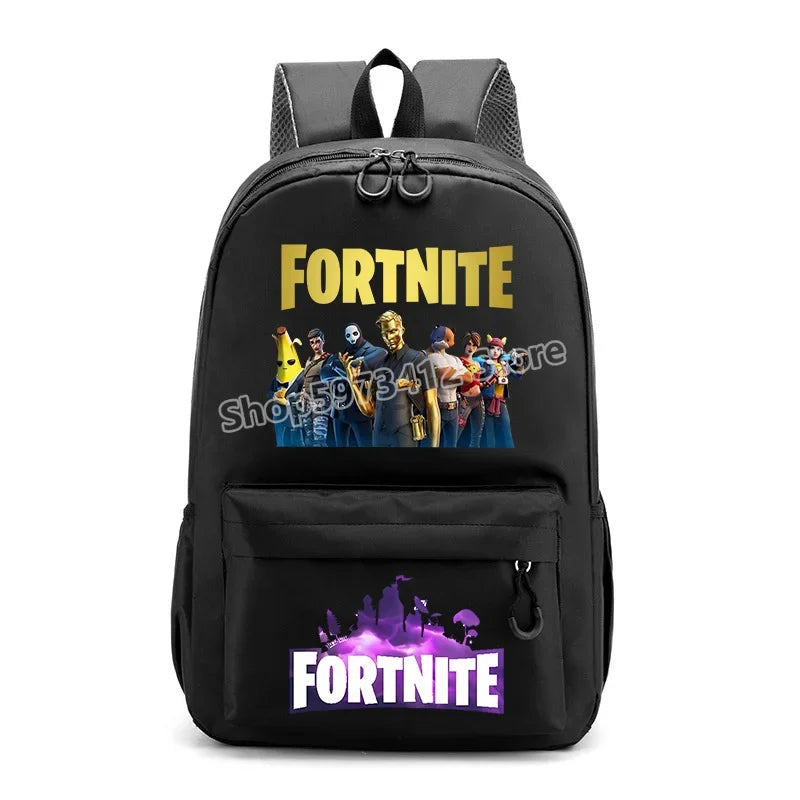 Fortnites Backpack Cartoon Anime Boys Girls Knapsack Teenager Printed School Bag Student Book Bag Rucksack Cute Birthday Gifts