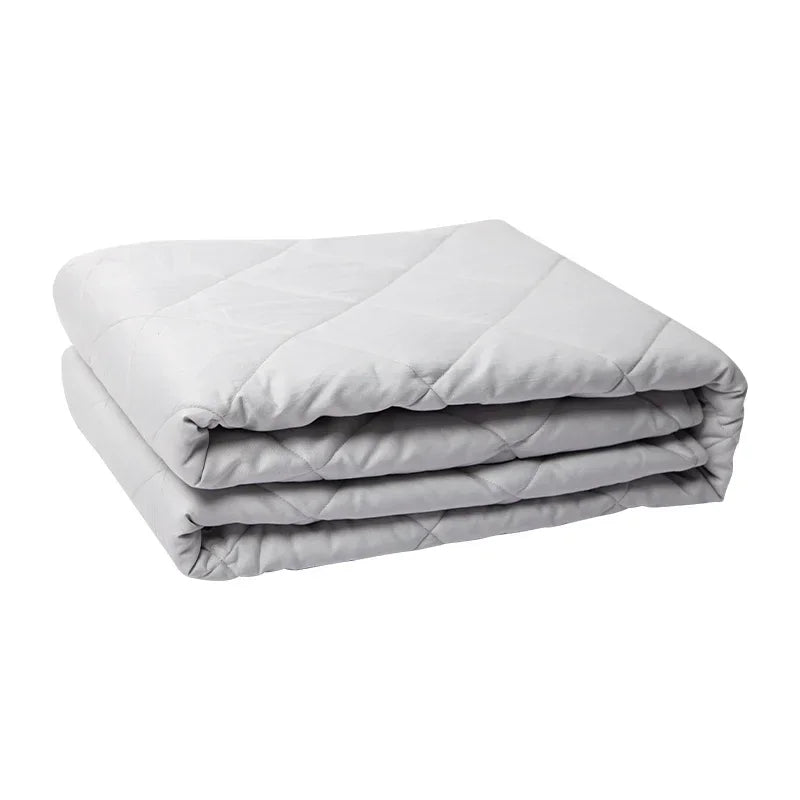 Size Heavy Weighted Blanket 15 Lbs 60x80 Washable 15lbs Knitted Cotton