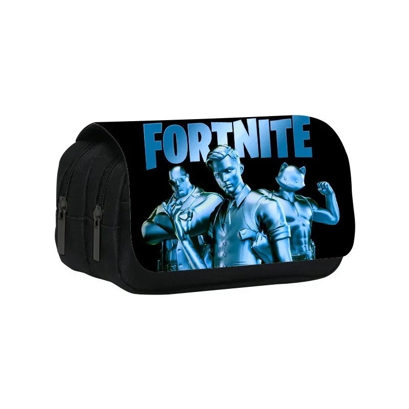 Fortnites Pencil Case Student Products Fortress Night Pen Case Bag Large Capacity Pencil Box Pouch Stationery Supplie Kids Gifts