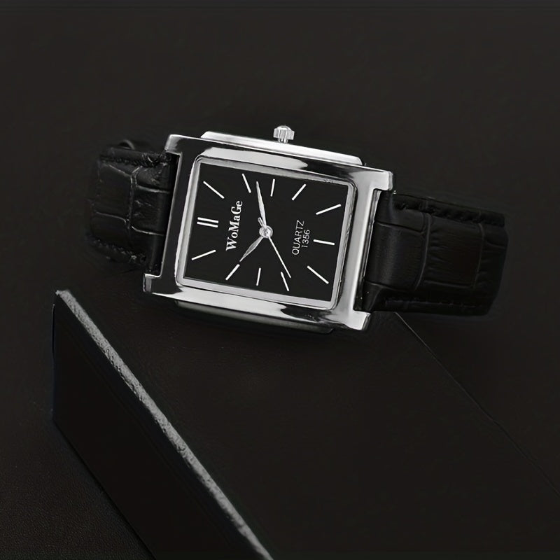 Men's Fashion Square Strap Watch Holiday Gift