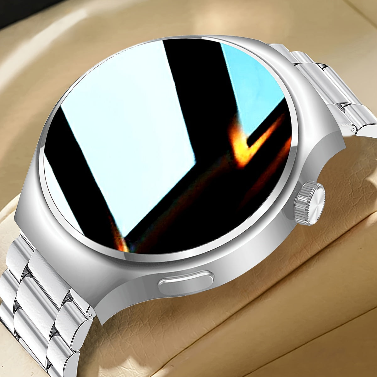 2024 Men Smart Watch Big Screen Custom Dial Answer Call Fitness Tracker Sport Smartwatch for Men