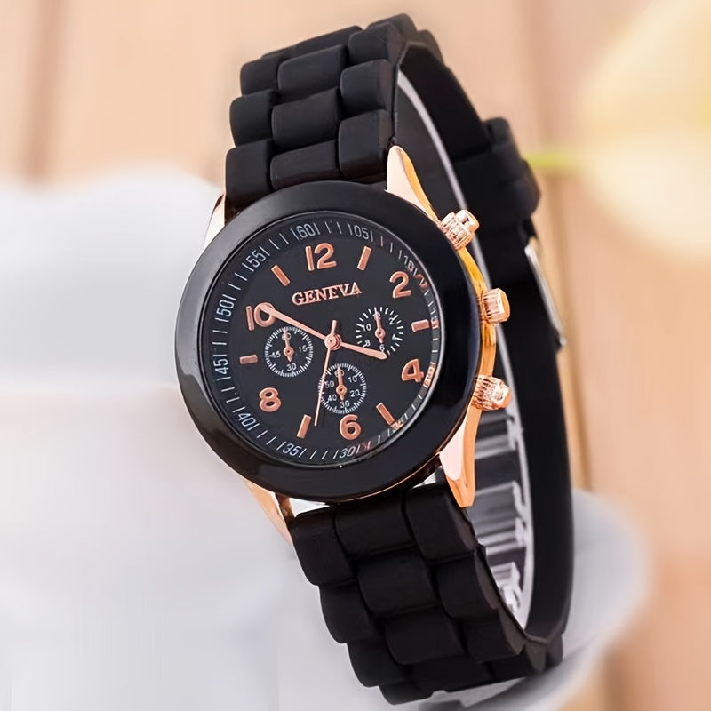 Fashion Silicone Colorful Casual Watch, Ideal choice for Gifts