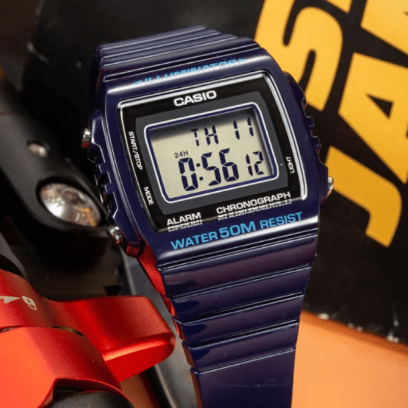 Casio Chronograph Sports Watch - Water Resistant 50M Digital Alarm Wrist Watch for Men and Women with Resin Strap and Electronic Features