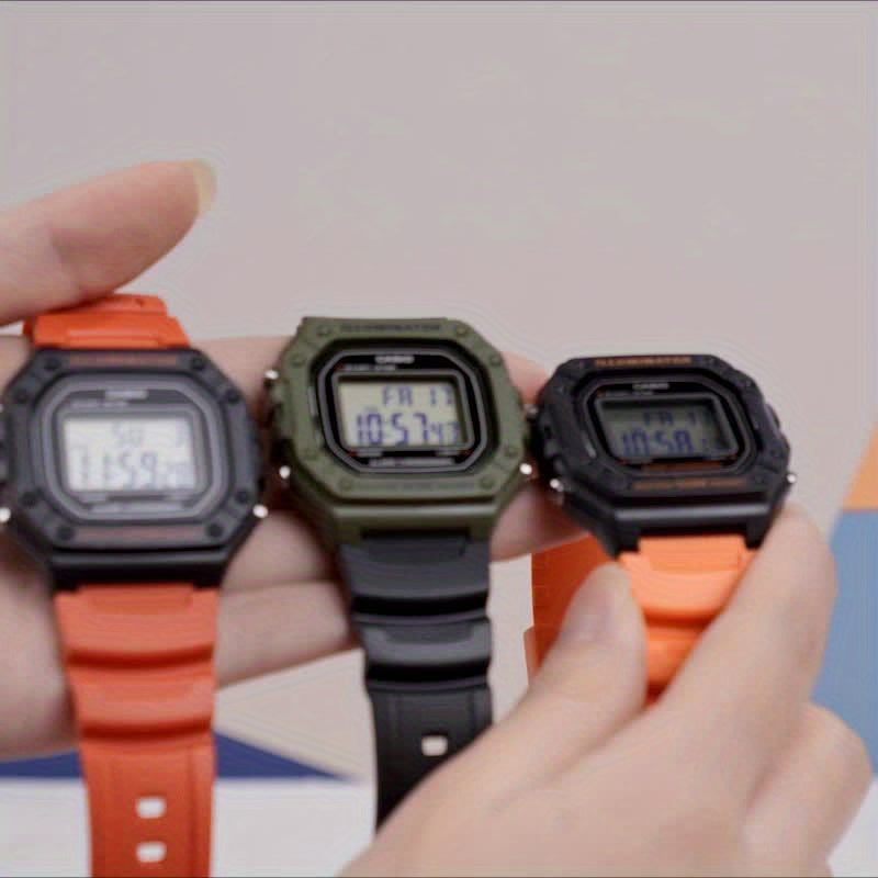 CASIO Classic Chronograph Watch - Women's Digital Sports Watch with Alarm, 50M Water Resistance, Resin Band - Perfect for Outdoor Enthusiasts