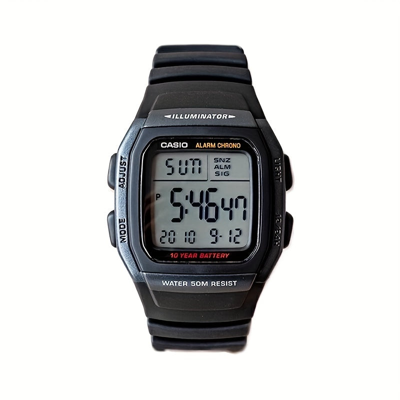 CASIO Classic Chronograph Watch - Women's Digital Sports Watch with Alarm, 50M Water Resistance, Resin Band - Perfect for Outdoor Enthusiasts