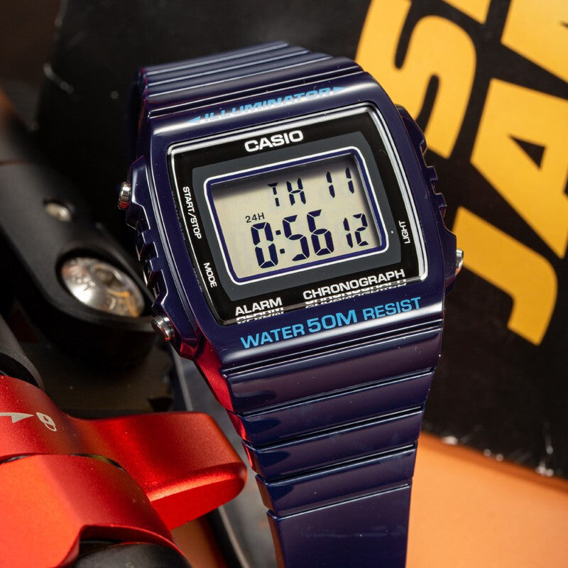 Casio Chronograph Sports Watch - Water Resistant 50M Digital Alarm Wrist Watch for Men and Women with Resin Strap and Electronic Features